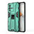 Silicone Matte Finish and Plastic Back Cover Case with Magnetic Stand KC3 for Vivo V23 Pro 5G