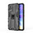 Silicone Matte Finish and Plastic Back Cover Case with Magnetic Stand KC3 for Vivo Y73 (2021)