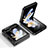 Silicone Matte Finish and Plastic Back Cover Case with Magnetic Stand MQ1 for Samsung Galaxy Z Flip5 5G