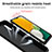 Silicone Matte Finish and Plastic Back Cover Case with Magnetic Stand QW2 for Samsung Galaxy M02