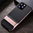 Silicone Matte Finish and Plastic Back Cover Case with Stand A01 for Apple iPhone 11 Pro