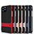 Silicone Matte Finish and Plastic Back Cover Case with Stand A01 for Apple iPhone 11 Pro Max