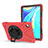 Silicone Matte Finish and Plastic Back Cover Case with Stand A01 for Huawei MediaPad M6 10.8