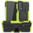 Silicone Matte Finish and Plastic Back Cover Case with Stand A01 for Motorola Moto Edge 20 5G