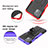 Silicone Matte Finish and Plastic Back Cover Case with Stand A01 for Motorola Moto Edge 20 Lite 5G