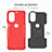 Silicone Matte Finish and Plastic Back Cover Case with Stand A01 for Motorola Moto G31