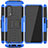 Silicone Matte Finish and Plastic Back Cover Case with Stand A01 for Realme Narzo 30 4G