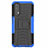 Silicone Matte Finish and Plastic Back Cover Case with Stand A01 for Realme Narzo 30 4G