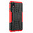 Silicone Matte Finish and Plastic Back Cover Case with Stand A01 for Samsung Galaxy M01 Core