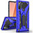 Silicone Matte Finish and Plastic Back Cover Case with Stand A01 for Samsung Galaxy Note 10