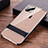 Silicone Matte Finish and Plastic Back Cover Case with Stand A02 for Apple iPhone 11 Pro Max