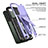 Silicone Matte Finish and Plastic Back Cover Case with Stand A03 for Samsung Galaxy S21 Plus 5G