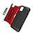 Silicone Matte Finish and Plastic Back Cover Case with Stand A04 for Apple iPhone 11