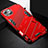 Silicone Matte Finish and Plastic Back Cover Case with Stand A05 for Apple iPhone 15