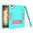 Silicone Matte Finish and Plastic Back Cover Case with Stand for Apple iPad Air 5 10.9 (2022)