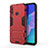 Silicone Matte Finish and Plastic Back Cover Case with Stand for Huawei Honor 9C