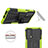 Silicone Matte Finish and Plastic Back Cover Case with Stand for Motorola Moto Edge 20 5G