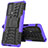 Silicone Matte Finish and Plastic Back Cover Case with Stand for Motorola Moto Edge 20 5G