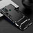 Silicone Matte Finish and Plastic Back Cover Case with Stand for Realme C17