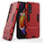 Silicone Matte Finish and Plastic Back Cover Case with Stand for Realme Narzo 30 4G