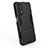 Silicone Matte Finish and Plastic Back Cover Case with Stand for Realme Narzo 30 4G