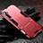 Silicone Matte Finish and Plastic Back Cover Case with Stand for Realme XT Red