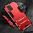 Silicone Matte Finish and Plastic Back Cover Case with Stand for Samsung Galaxy M80S