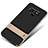 Silicone Matte Finish and Plastic Back Cover Case with Stand for Samsung Galaxy Note 9