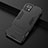 Silicone Matte Finish and Plastic Back Cover Case with Stand for Vivo Y52s 5G