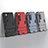 Silicone Matte Finish and Plastic Back Cover Case with Stand for Xiaomi Mi 10S 5G