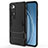 Silicone Matte Finish and Plastic Back Cover Case with Stand for Xiaomi Mi 10S 5G