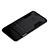 Silicone Matte Finish and Plastic Back Cover Case with Stand for Xiaomi Mi A1 Black