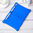 Silicone Matte Finish and Plastic Back Cover Case with Stand H01 for Apple iPad 10.2 (2019)