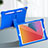 Silicone Matte Finish and Plastic Back Cover Case with Stand H01 for Apple iPad 10.2 (2020)