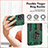 Silicone Matte Finish and Plastic Back Cover Case with Stand H01P for Realme C35