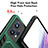 Silicone Matte Finish and Plastic Back Cover Case with Stand H01P for Realme Q5 5G