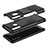 Silicone Matte Finish and Plastic Back Cover Case with Stand J01X for Samsung Galaxy A70E