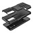 Silicone Matte Finish and Plastic Back Cover Case with Stand JX1 for Realme V13 5G