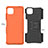 Silicone Matte Finish and Plastic Back Cover Case with Stand JX1 for Samsung Galaxy F42 5G