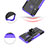 Silicone Matte Finish and Plastic Back Cover Case with Stand JX1 for Vivo Y3