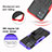 Silicone Matte Finish and Plastic Back Cover Case with Stand JX1 for Vivo Y33e 5G