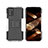 Silicone Matte Finish and Plastic Back Cover Case with Stand JX2 for Nokia G100