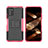 Silicone Matte Finish and Plastic Back Cover Case with Stand JX2 for Nokia G100