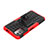 Silicone Matte Finish and Plastic Back Cover Case with Stand JX2 for Nokia G11