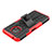 Silicone Matte Finish and Plastic Back Cover Case with Stand JX2 for Nokia G300 5G