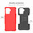 Silicone Matte Finish and Plastic Back Cover Case with Stand JX2 for Oppo Reno5 Lite