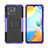 Silicone Matte Finish and Plastic Back Cover Case with Stand JX2 for Xiaomi Redmi 10C 4G