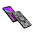 Silicone Matte Finish and Plastic Back Cover Case with Stand K01C for Apple iPhone 14 Plus
