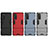 Silicone Matte Finish and Plastic Back Cover Case with Stand KC1 for Samsung Galaxy S20 FE 4G