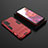 Silicone Matte Finish and Plastic Back Cover Case with Stand KC1 for Samsung Galaxy S20 FE 5G